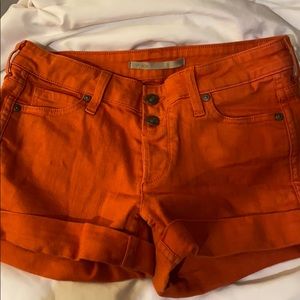 Vince orange denim size 25 shorts